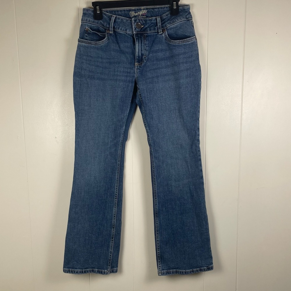 Wrangler Women's‎ Boot Cut Jeans Blue Denim Size 7x30